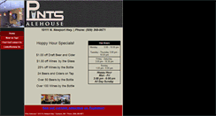 Desktop Screenshot of pintsalehouse.com